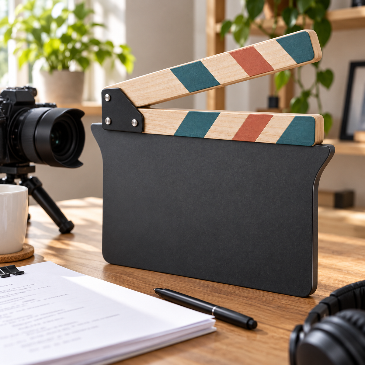 SlateWing Film Clapperboard